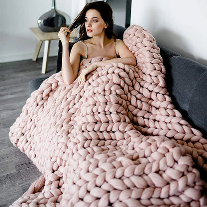 Calming Knitted Weighted Blanket